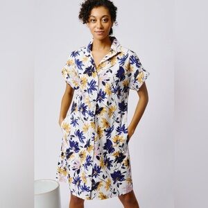 Karl Rieman Kimono Dress - Lavender Floral